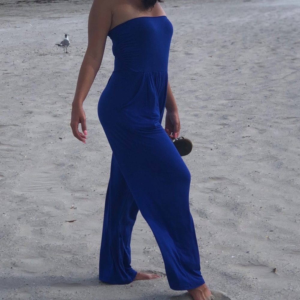 Blue romper